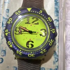 【当時物/保証書付】スウォッチ スプレーアップ SDN103 ※ベルト他　訳アリ