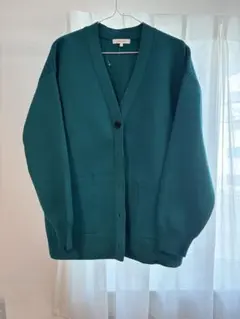GLOBAL WORK グリーン カーディガン L