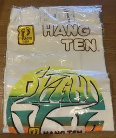 【新品未使用】HANG TEN 半袖Tシャツ 白 ロゴ入り（約20年前）のサムネイル