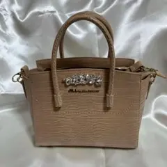 ジルバイジルスチュアート ビジューロイヤルトート JILL