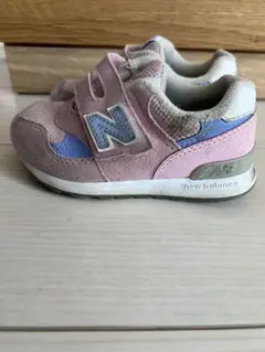 New Balance 313 ベビーシューズ 14.5cm ピンク/ブルー