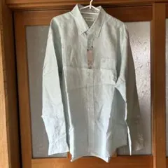 ゴールデンベア　メンズボタンダウンシャツ L L 麻100%のサムネイル