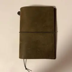 トラベラーズノート パスポートサイズ オリーブ 中古 TRP