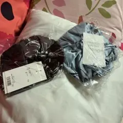 snidel home 2点サテン風シュシュ　新品未使用