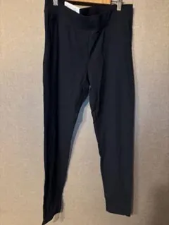 UNIQLO ワイドストレッチ リブレギンスパンツ XL ブラック