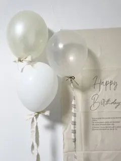 くすみカラー　ナチュラル　ハーフバースデー　バルーン　誕生日　飾り　風船　可愛い