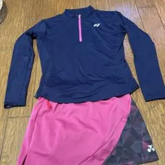 お値下げ❤️YONEX ネイビー ロングスリーブ　 ジップアップ Mサイズ