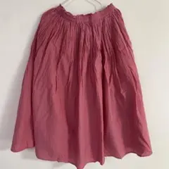 スカート　ロングスカート　130キッズ　ピンク