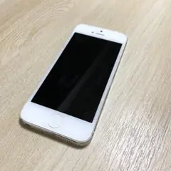 iPhone 5 16GB ホワイト＆シルバー　au 初期化済み