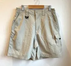 old コロンビア ハーフパンツ ストレート S 淡茶 ナイロン アウトドアのサムネイル