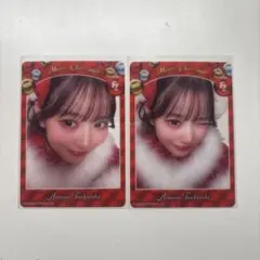月足天音　クリスマス衣装 クリアトレカ FRUITSZIPPER
