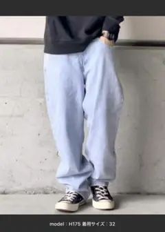 【Levi＇s】「SILVERTAB」ルーズストレートデニムパンツ　W32 新品