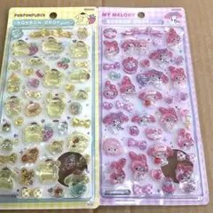 【正規品】ボンボンドロップシール　マイメロディ　ぽんぽんプリン　サンリオ