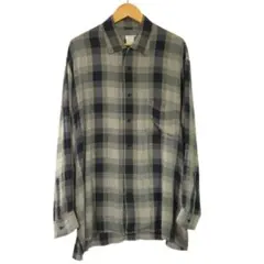 꽃과 소년기 Yohji Yamamoto Pour Homme 체크 셔츠