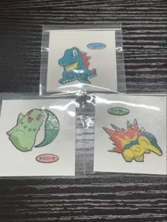 ポケモンパンシール　パウンド　3枚セット　キラキラ