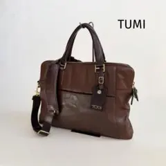 katsu様専用】TUMI トゥミ ビジネスバッグ 2way レザー ブラウン