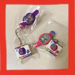 おかしなたまごボーロっち　たまごっち ミニチュアキーホルダー　uni 2種