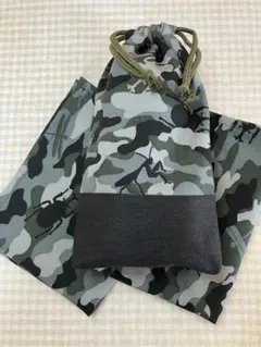 ランチョンマット2枚　お箸スプーン袋セット