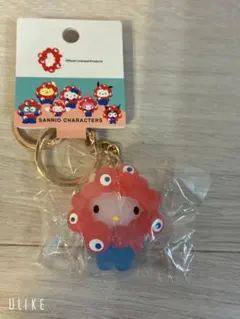 万博サンリオキティ ミャクミャク クリアキーホルダー