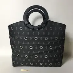 2508-152｜ハンティングワールド ハンドバッグ ネイビー 総柄