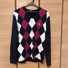 アーガイル ニット