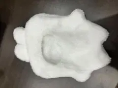 ホワイト動物耳付き着せ替え服