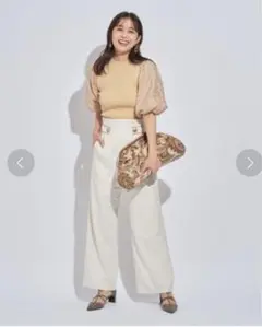 ★美品★Mystrada シアースリーブ ニット