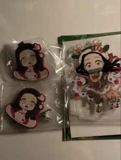 禰豆子 クリスマスアクリルスタンド ばんちょうこうヘアクリップ