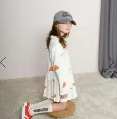 美品TheAnimalsObservatory8プリーツワンピース120-130