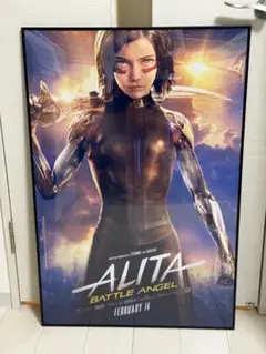 映画 アリータ ALITA BATTLE ANGEL 大型ポスター 顔アップ