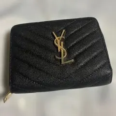 Saint Laurent サンローラン 長財布 キルティング ブラック - メルカリ
