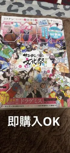 週刊サンデー　W表紙　2025.44
