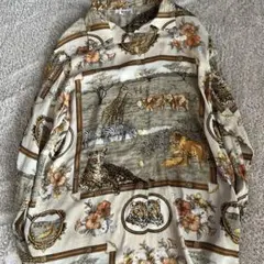 極美品☆マレーラ　MARELLA　シルク１００％　花柄　比翼ブラウス　４０　M 極美品☆マレーラ MARELLA シルク100％ 花柄 比翼ブラウス 40 M