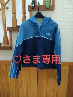 adidas デニム フーディー パーカー