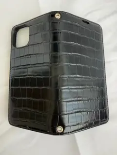 AMVAR ブラック 手帳型 携帯ケース iPhone13,14