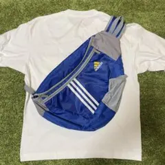 00s adidas ワンショルダーバッグ 青 y2k