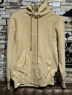 Champion Reverse Weave ベージュ パーカー M