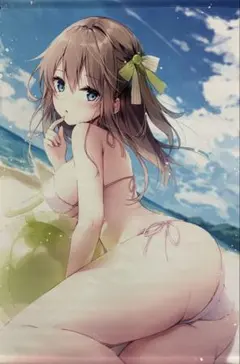 望月しいな/コミケ限定 B2 Wスエード タペストリー