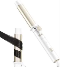 【美人百花掲載】オート カールアイロン 32㎜ コテ ヘアアイロン ホワイト