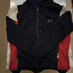 Tommy ジップアップ長袖トップス L