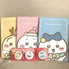 ちいかわ　セブンイレブン　ノート　缶ミラー　ちいかわ　ハチワレ　ウサギ　6点
