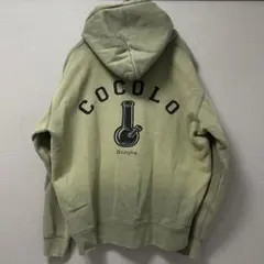 【希少】COCOLO BLAND パーカー XL オリーブグリーン