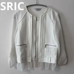 SRIC ホワイト　ジャケット・ブルゾン　メッシュ　リネンのサムネイル