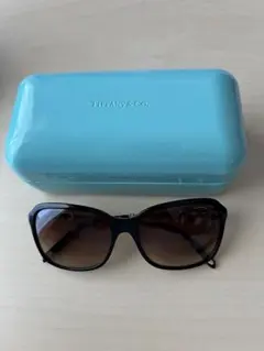 TIFFANY &Co ティファニー サングラス グレーグラデーション ケース付