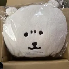 ナガノくじ　ふわもち！くまだらけぬいぐるみくじC賞おかおクッション(やるか)1個