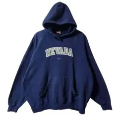 NIKE　センタースウッシュ　カレッジ パーカー　プルオーバー　ネイビー　XL