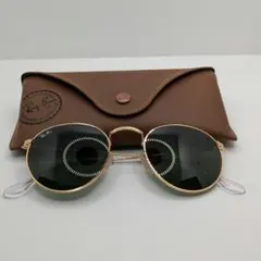 Ray-Ban RoundMetalレイバンラウンドメタル　サングラス　ケース付
