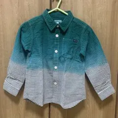 【新品】3can4on 長袖シャツ 120cm グラデーションシャツ