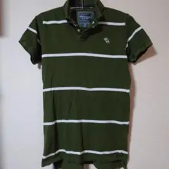 ♥Abercrombie & Fitch ポロシャツ Mサイズ オリーブグリーン