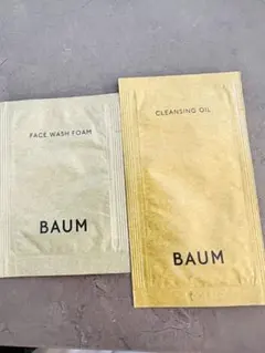 【BAUM】クレンジングオイル＋フェイスウォッシュフォーム サンプルのサムネイル